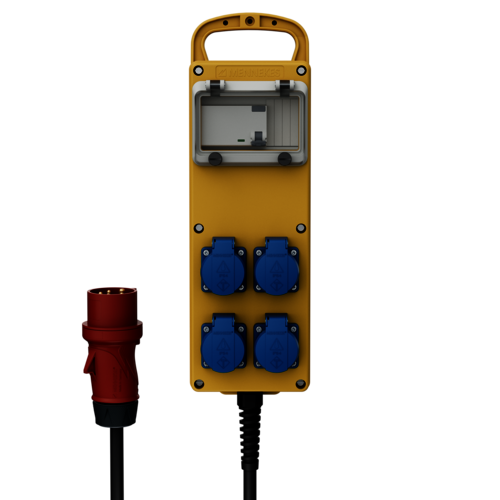 MENNEKES EverGUM 永久橡胶组合插座装置 带有A型剩余电流动作保护器 70032 images3d
