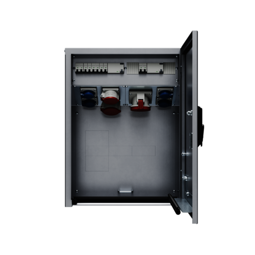 MENNEKES 不锈钢组合插座装置 带有A型剩余电流动作保护器 83706 images3d