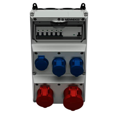 MENNEKES AMAXX® 组合插座装置 带有A型剩余电流动作保护器 930020 images3d