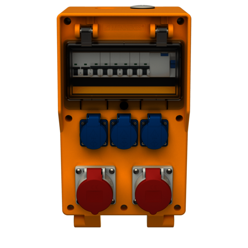 MENNEKES EverGUM 永久橡胶组合插座装置 带有A型剩余电流动作保护器 70426 images3d