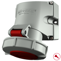 MENNEKES  带 TwinCONTACT 双接线端子的明装插座 9152