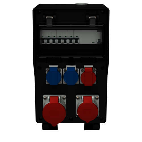 MENNEKES EverGUM 永久橡胶组合插座装置 带有A型剩余电流动作保护器 7202170 images3d