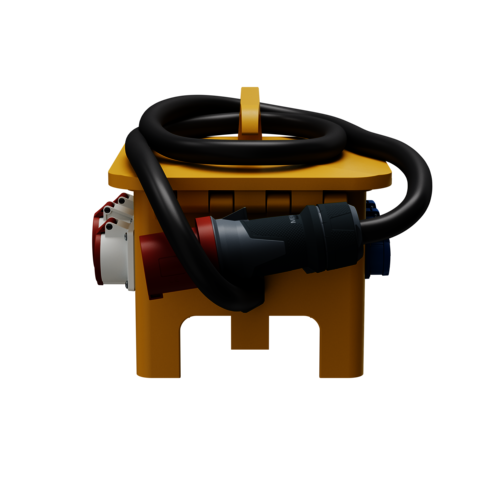 MENNEKES EverGUM 永久橡胶组合插座装置 带有A型剩余电流动作保护器 70442 images3d