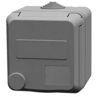 MENNEKES  Cepex 壁装式插座，浅灰色 4454