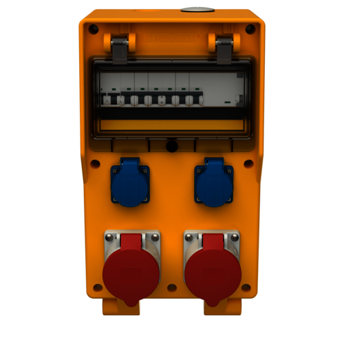 MENNEKES EverGUM 永久橡胶组合插座装置 带有A型剩余电流动作保护器 70004 images3d