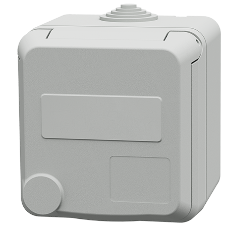 MENNEKES Cepex 壁装式插座 SCHUKO®，浅灰色 4570