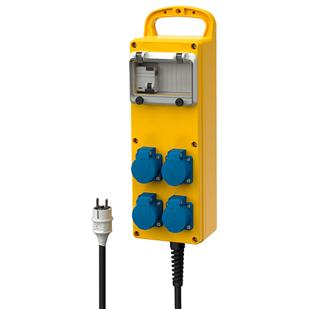 MENNEKES EverGUM 永久橡胶组合插座装置 带有A型剩余电流动作保护器 70027