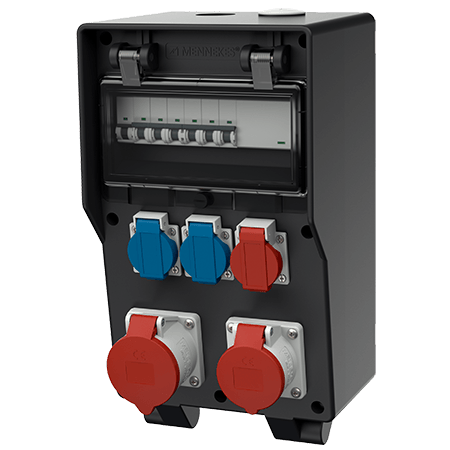 MENNEKES EverGUM 永久橡胶组合插座装置 带有A型剩余电流动作保护器 7202170