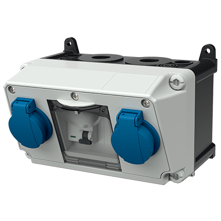 MENNEKES AMAXX® 组合插座装置 带有A型剩余电流动作保护器 910002