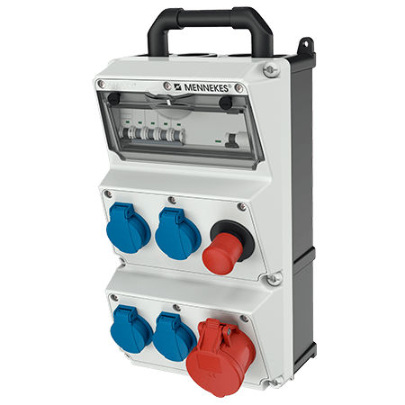 MENNEKES AMAXX® 组合插座装置 带有A型剩余电流动作保护器 931017