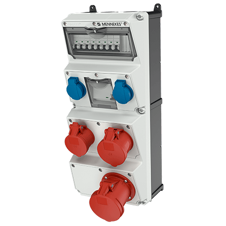 MENNEKES 壁挂式，AMAXX® 带有A型剩余电流动作保护器 940010